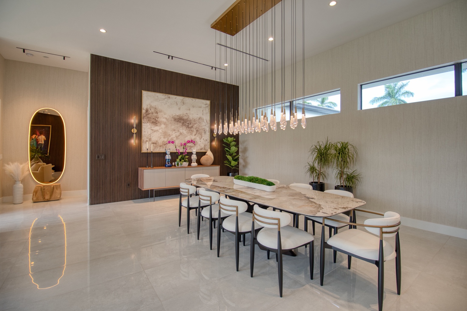 Luxury dining room design by AR Interiors